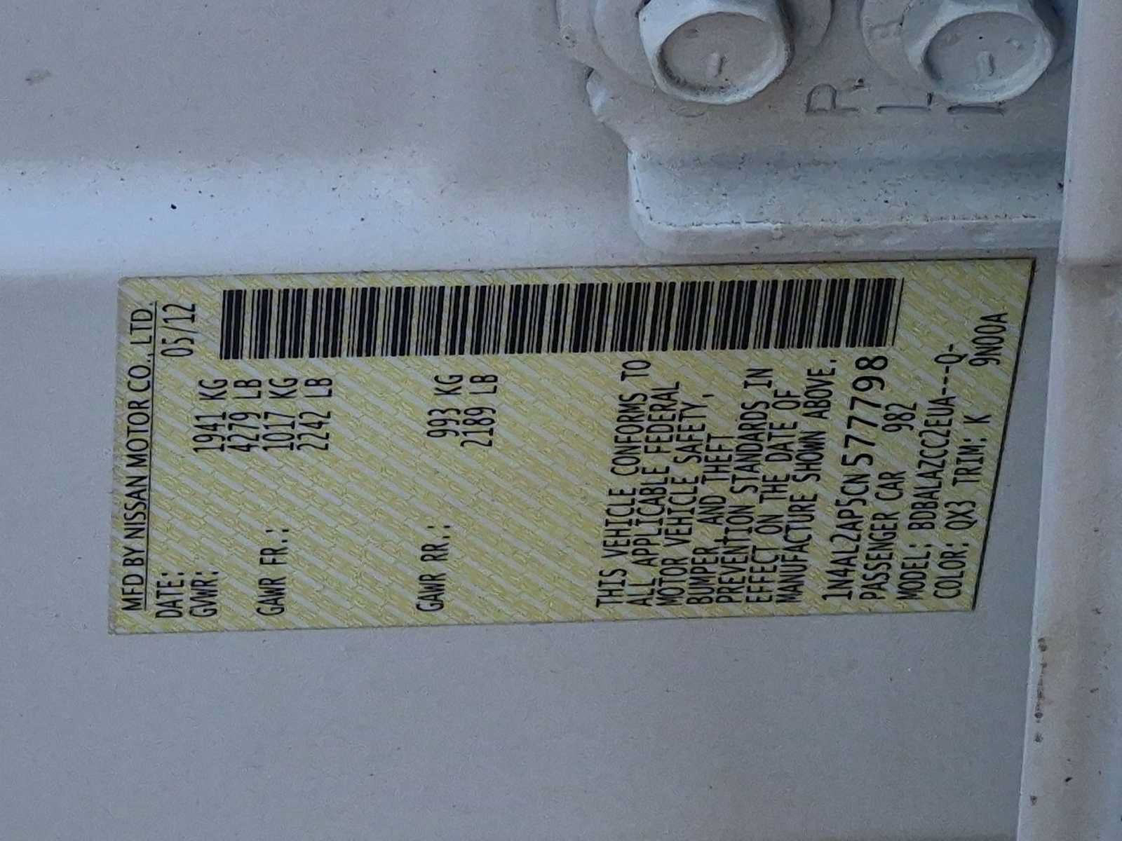 Used 2012 Nissan Altima 2.5 FWD image 27