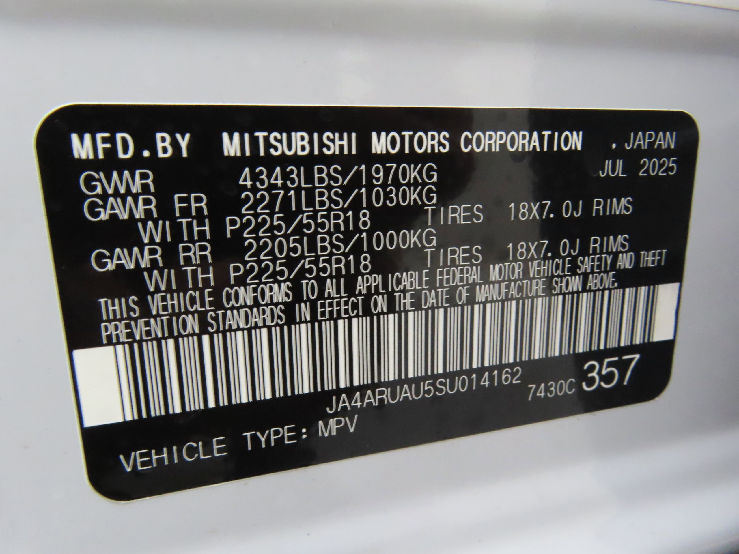 New 2025 Mitsubishi Outlander Sport ES image 26