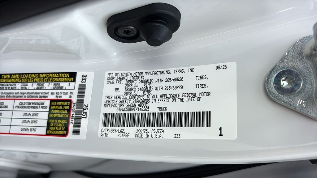 New 2026 Toyota Tundra Platinum AWD/4WD image 38