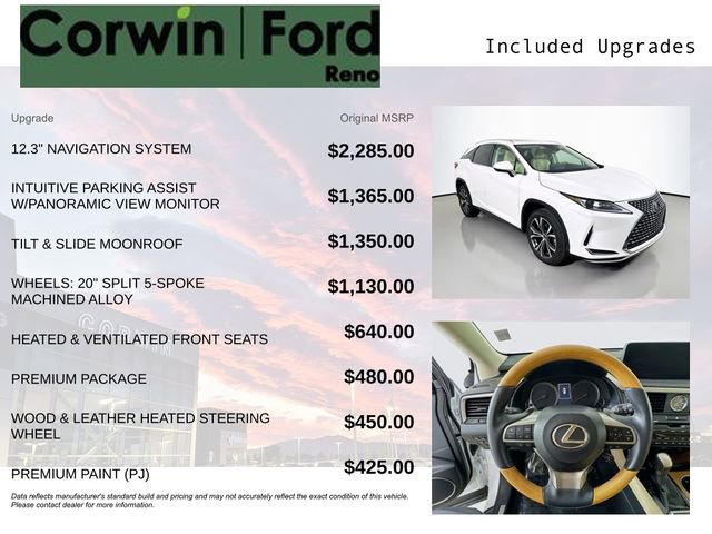 Used 2021 Lexus RX 350 FWD w/ Premium Package image 3
