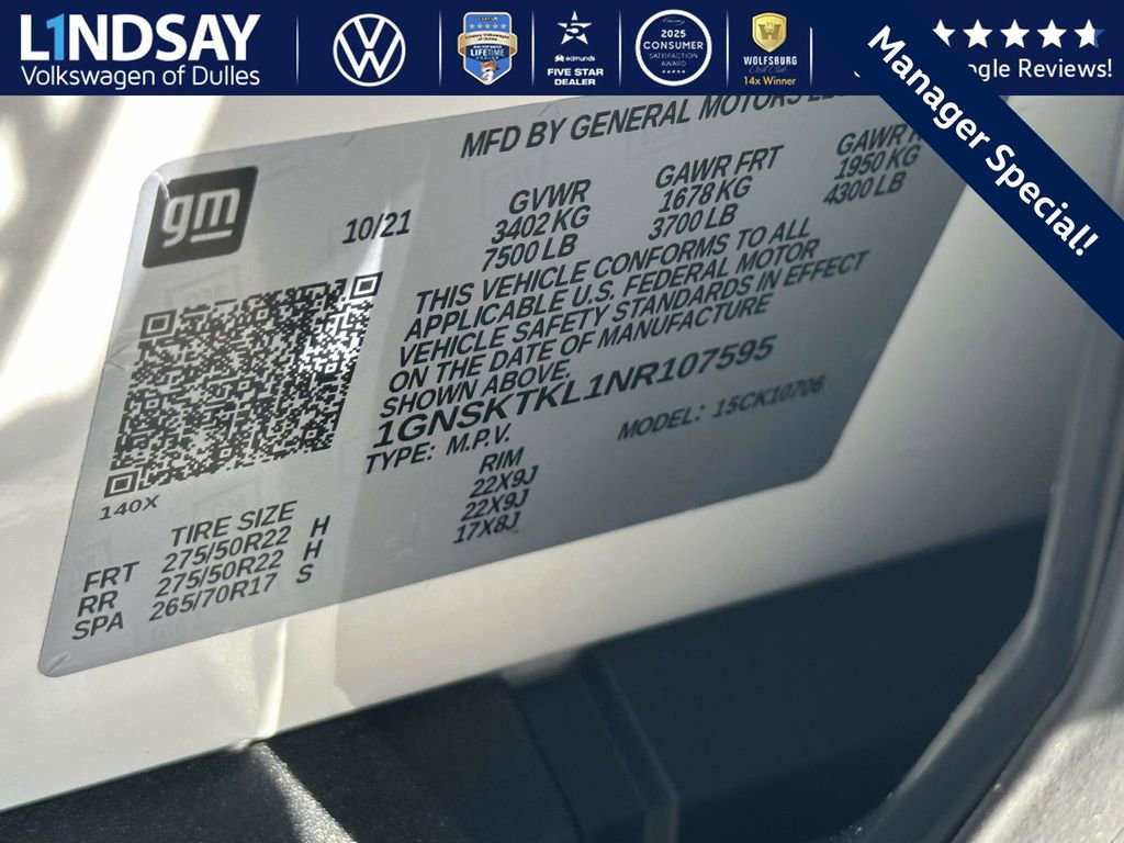 Used 2022 Chevrolet Tahoe High Country image 27