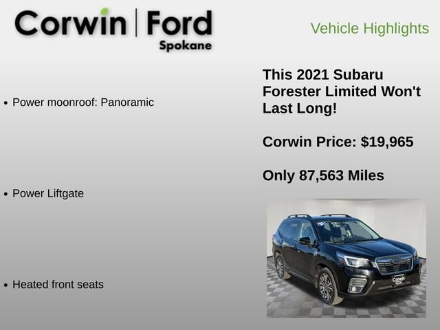 Used 2021 Subaru Forester Limited w/ Popular Package #3 AWD/4WD image 12