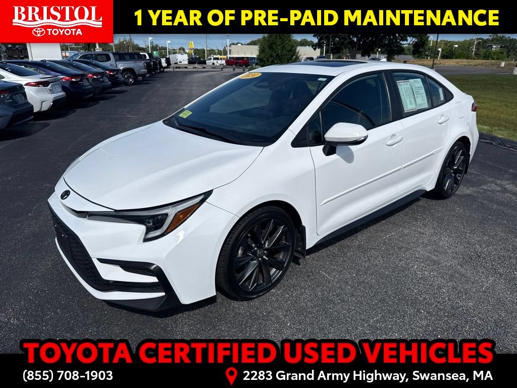 Certified 2024 Toyota Corolla SE w/ SE Premium Package FWD image 2