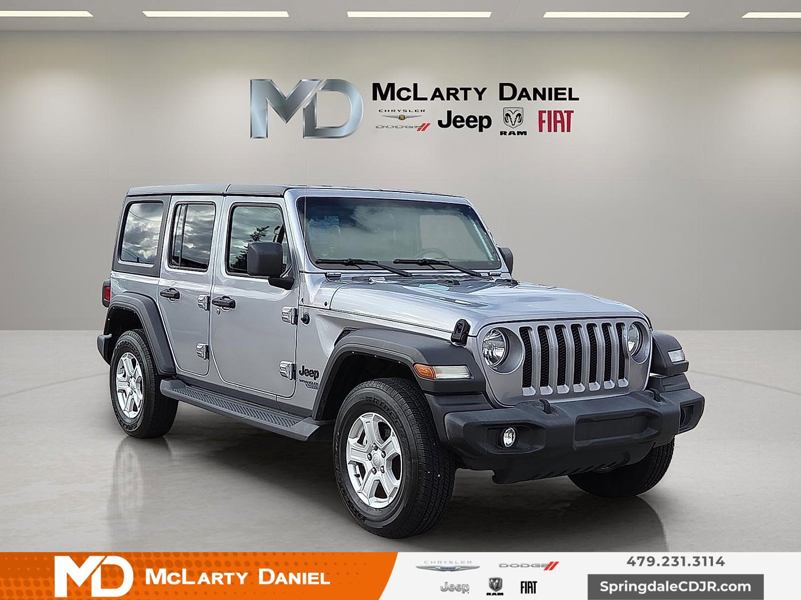 Used 2021 Jeep Wrangler Unlimited Sport image 1