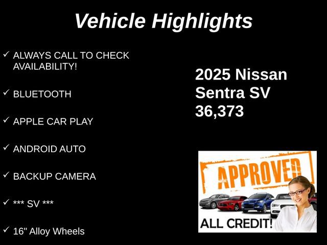 Used 2025 Nissan Sentra SV FWD image 9