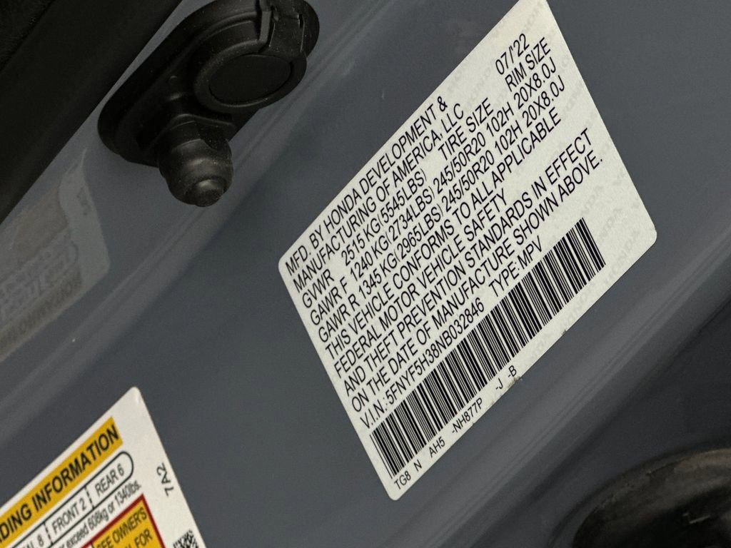 Used 2022 Honda Pilot Sport image 29