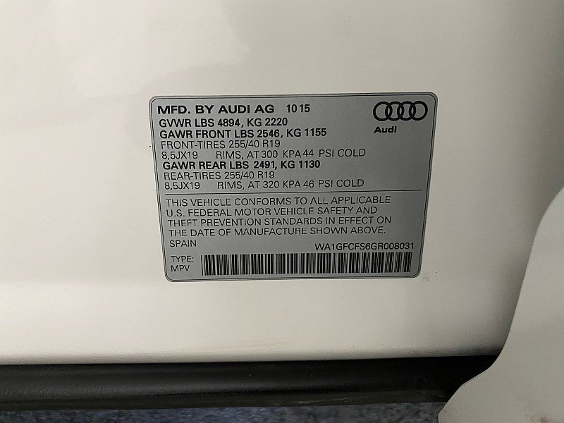 Used 2016 Audi Q3 2.0T Prestige w/ Prestige Package AWD/4WD image 27