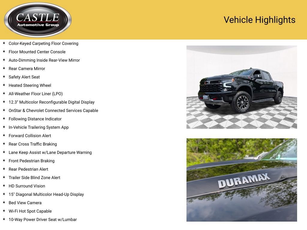 Used 2024 Chevrolet Silverado 1500 ZR2 w/ Technology Package AWD/4WD image 19