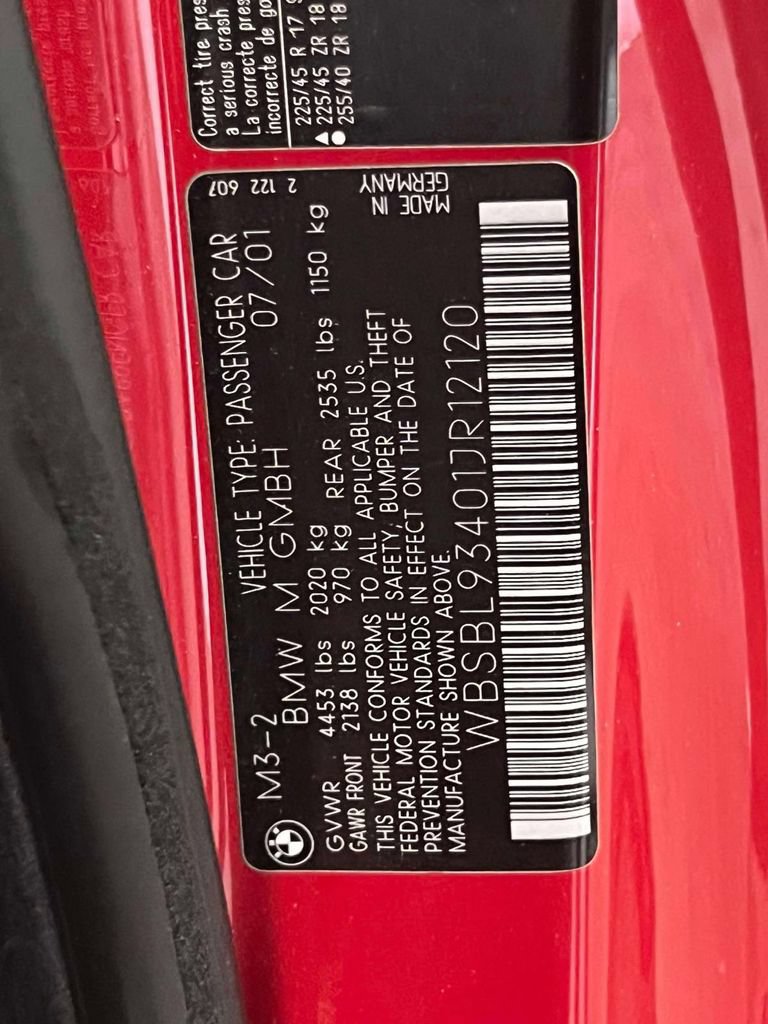 Used 2001 BMW M3 Coupe RWD image 17