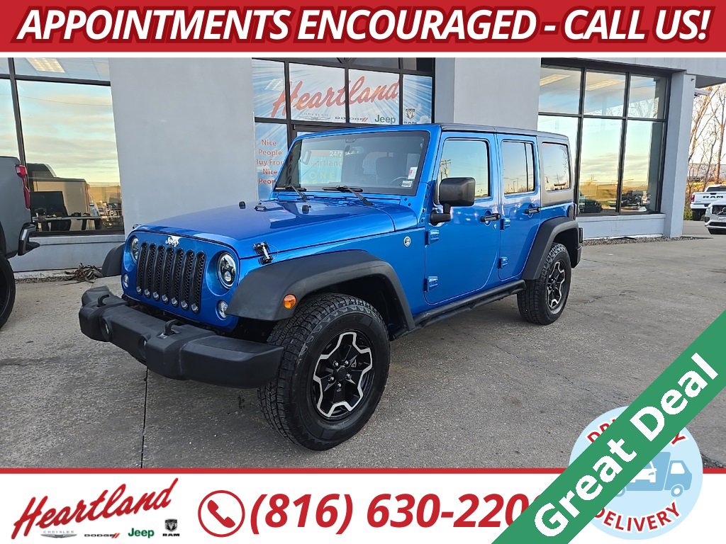 Used 2016 Jeep Wrangler Unlimited Sport w/ Quick Order Package 24S image 1