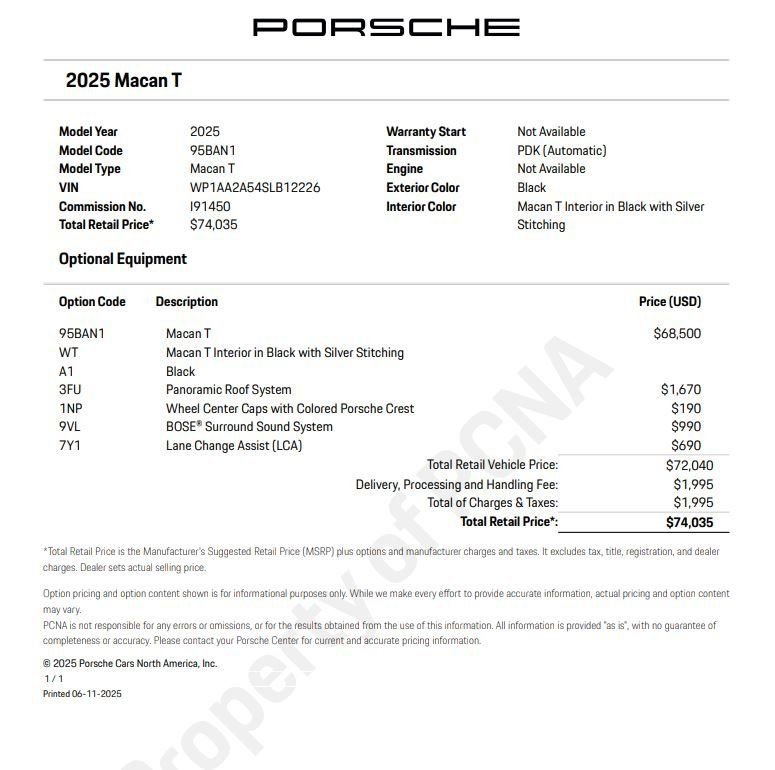 Certified 2025 Porsche Macan Turbo AWD/4WD image 6