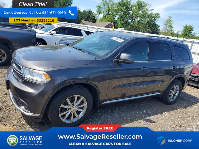 Used 2018 Dodge Durango SXT w/ Quick Order Package 2BB AWD/4WD image 1