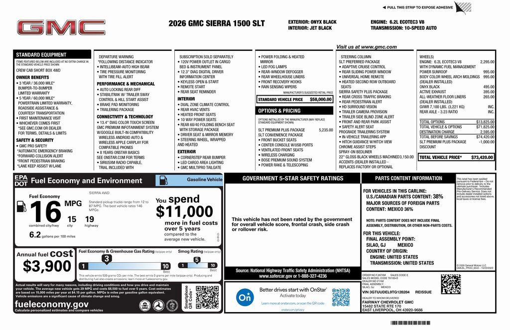 New 2026 GMC Sierra 1500 SLT w/ SLT Premium Plus Package image 4