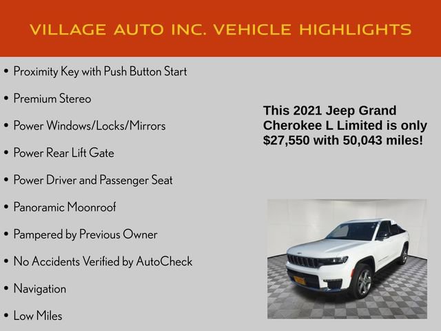 Used 2021 Jeep Grand Cherokee L Limited image 14
