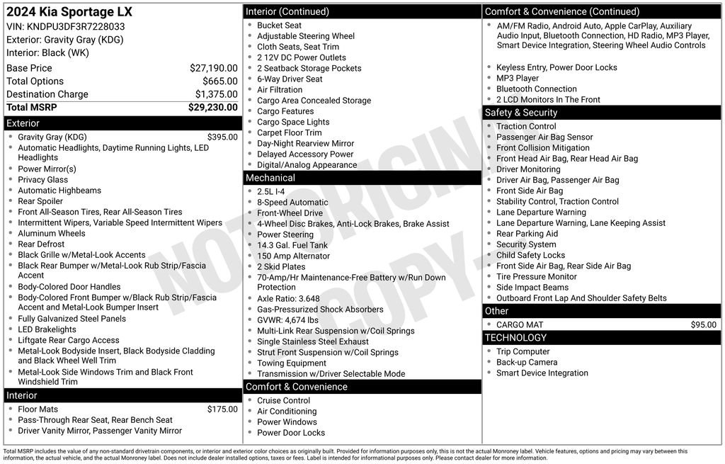 Used 2024 Kia Sportage LX image 15
