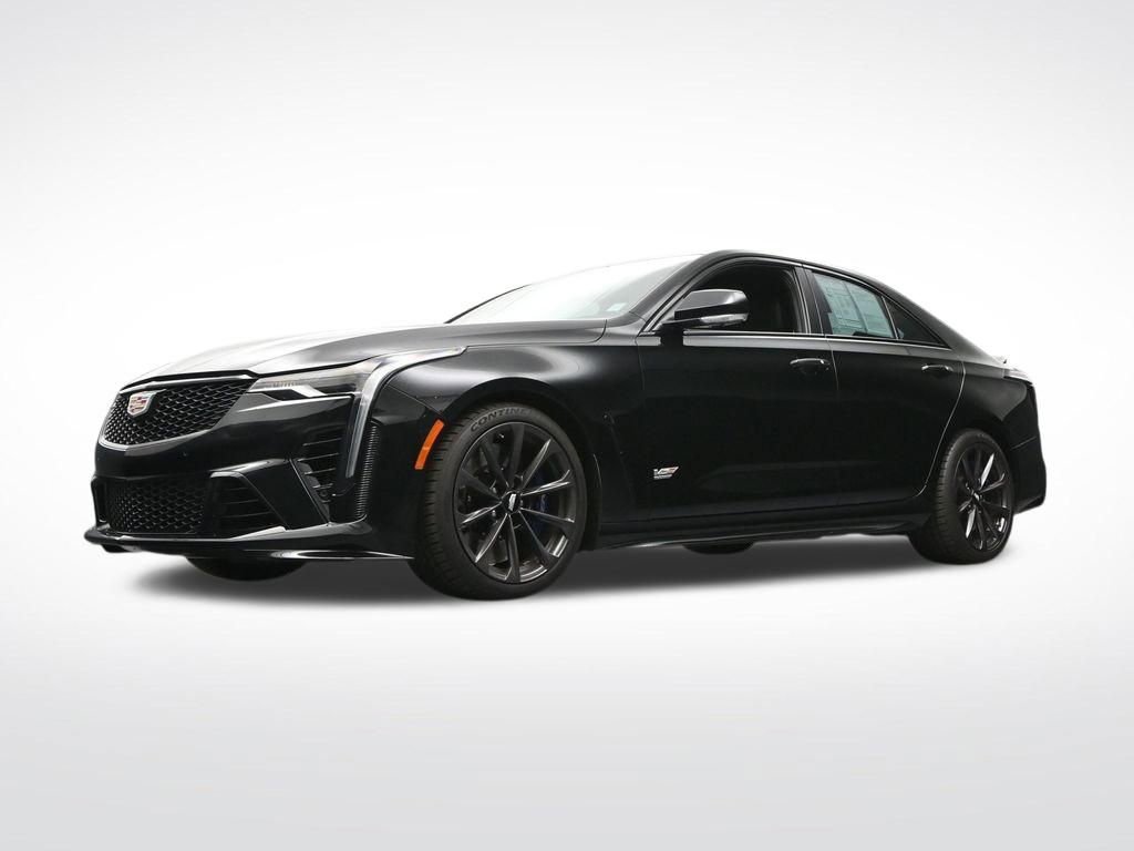 Certified 2024 Cadillac CT4 V Blackwing w/ LPO, Blue Accent Package RWD image 24