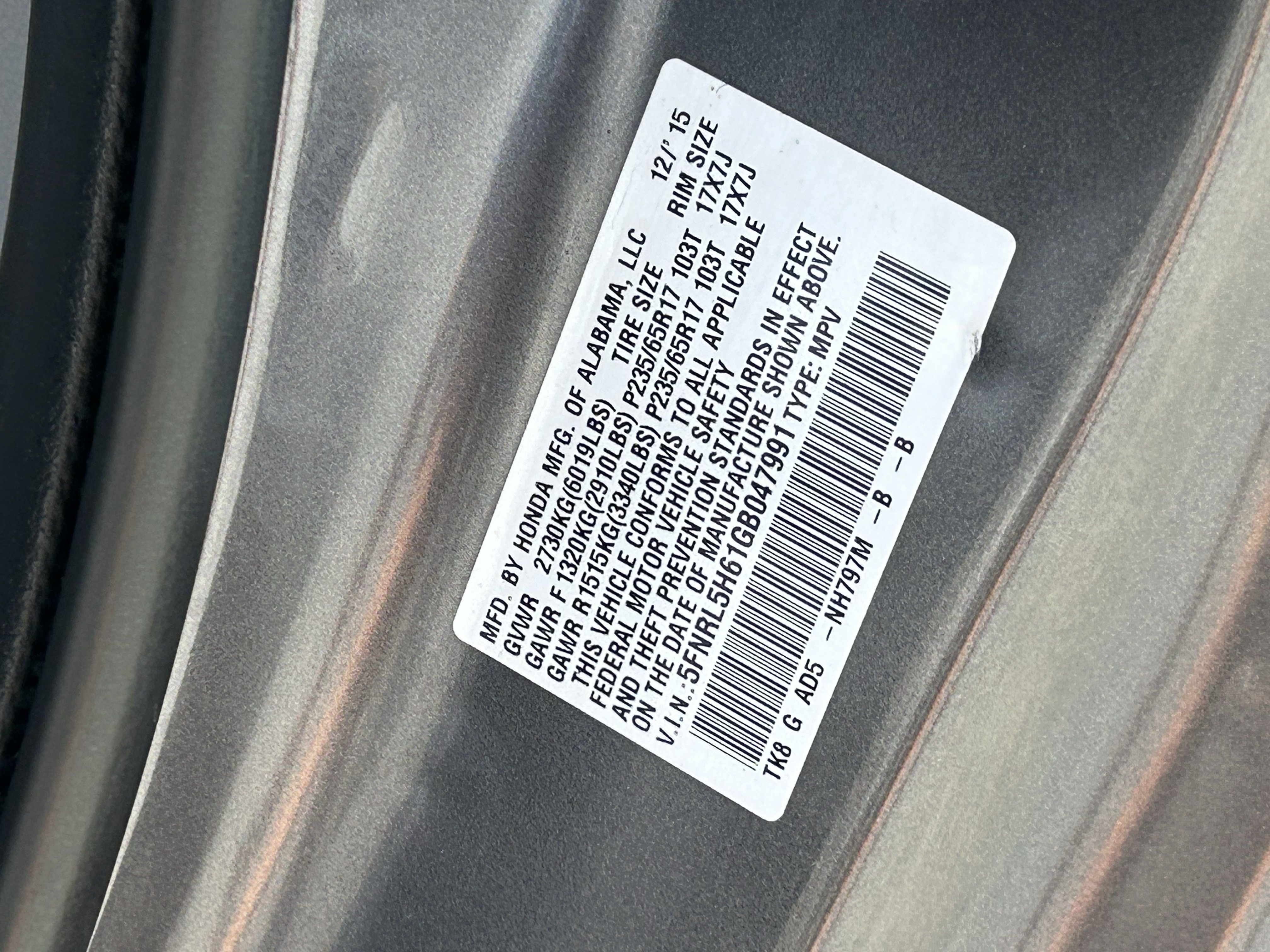 Used 2016 Honda Odyssey EX-L image 34