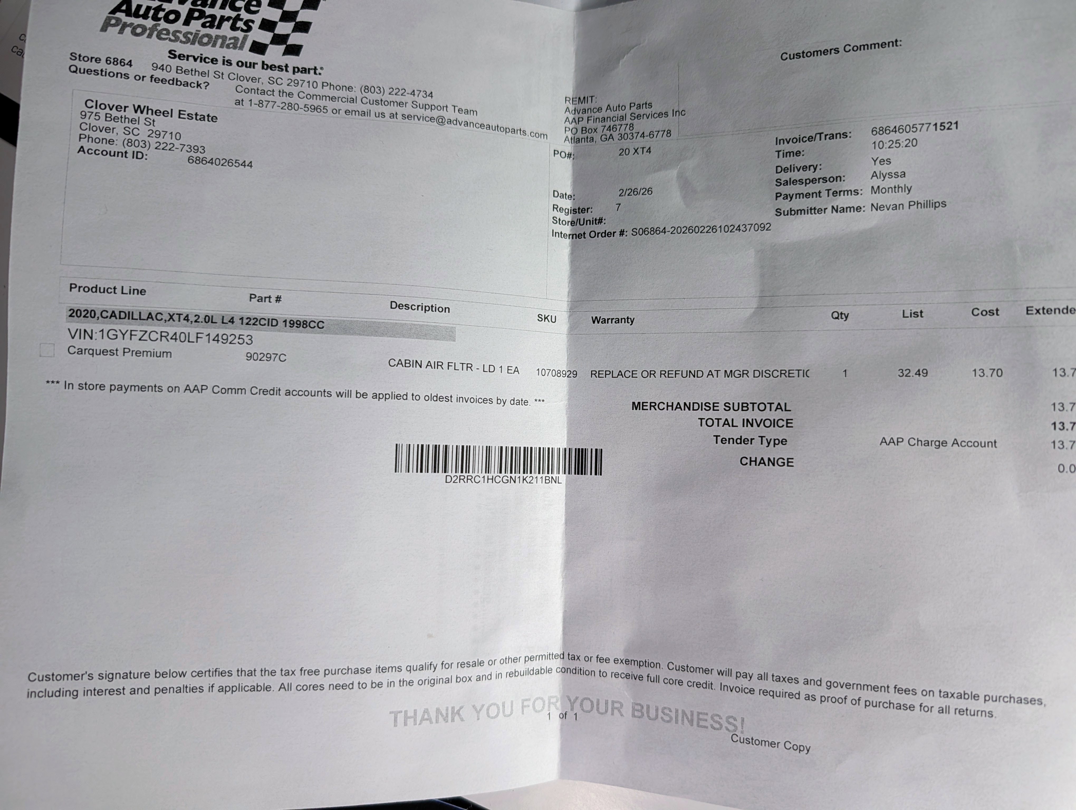 Used 2020 Cadillac XT4 Premium Luxury w/ Cold Weather Package image 36