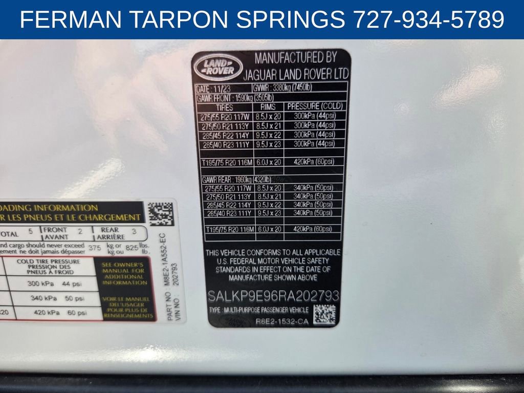 Used 2024 Land Rover Range Rover SE AWD/4WD image 19