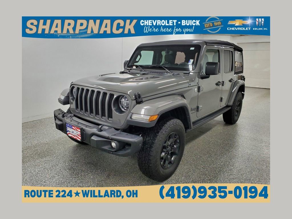 Used 2019 Jeep Wrangler Unlimited Sahara w/ Quick Order Package 24M Moab AWD/4WD image 1