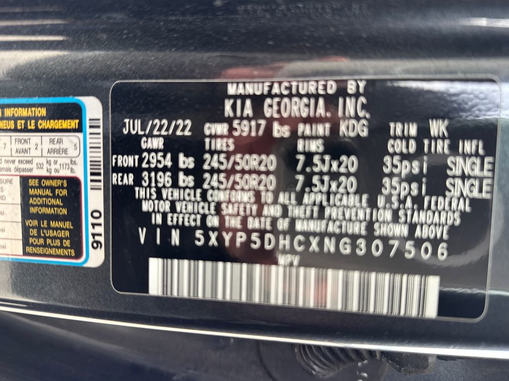 Used 2022 Kia Telluride SX w/ Nightfall Edition Package image 39