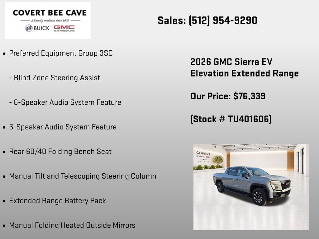 New 2026 GMC Sierra EV Elevation AWD/4WD image 15