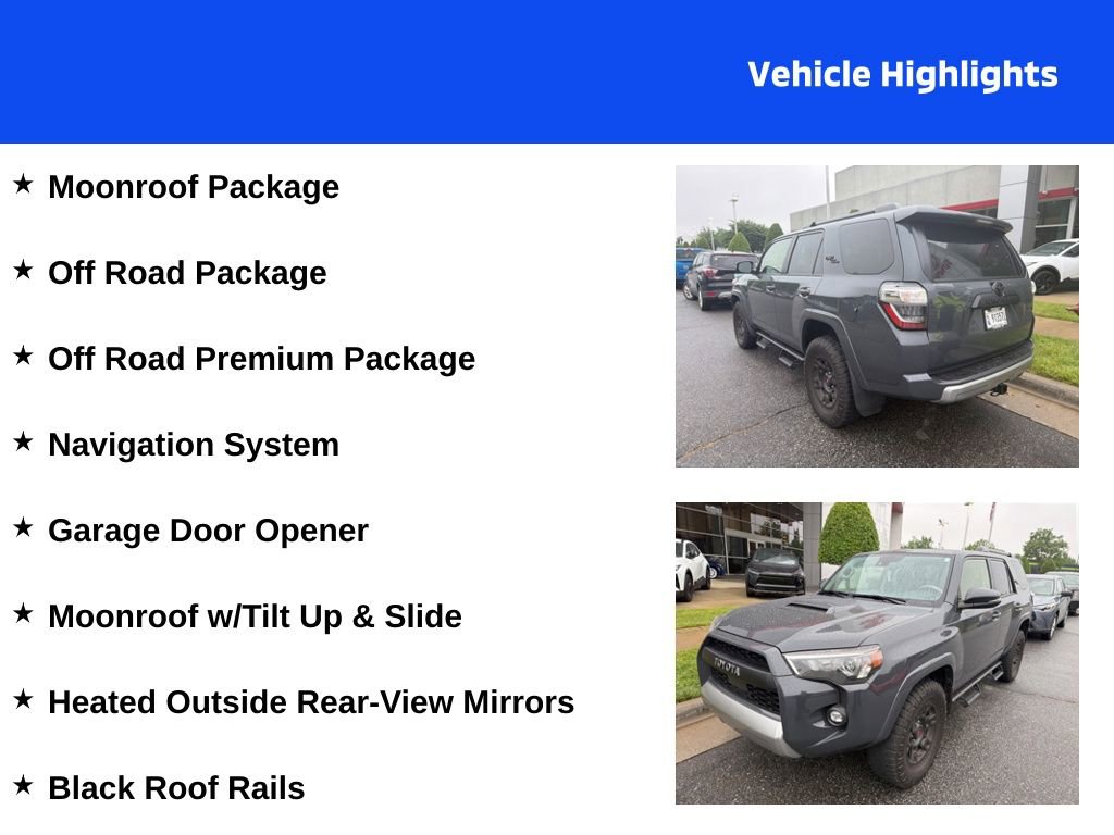 Used 2024 Toyota 4Runner TRD Off-Road Premium w/ Moonroof Package AWD/4WD image 4