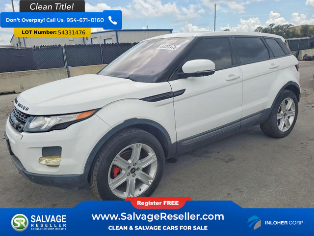 Used 2012 Land Rover Range Rover Evoque Pure Premium AWD/4WD image 1
