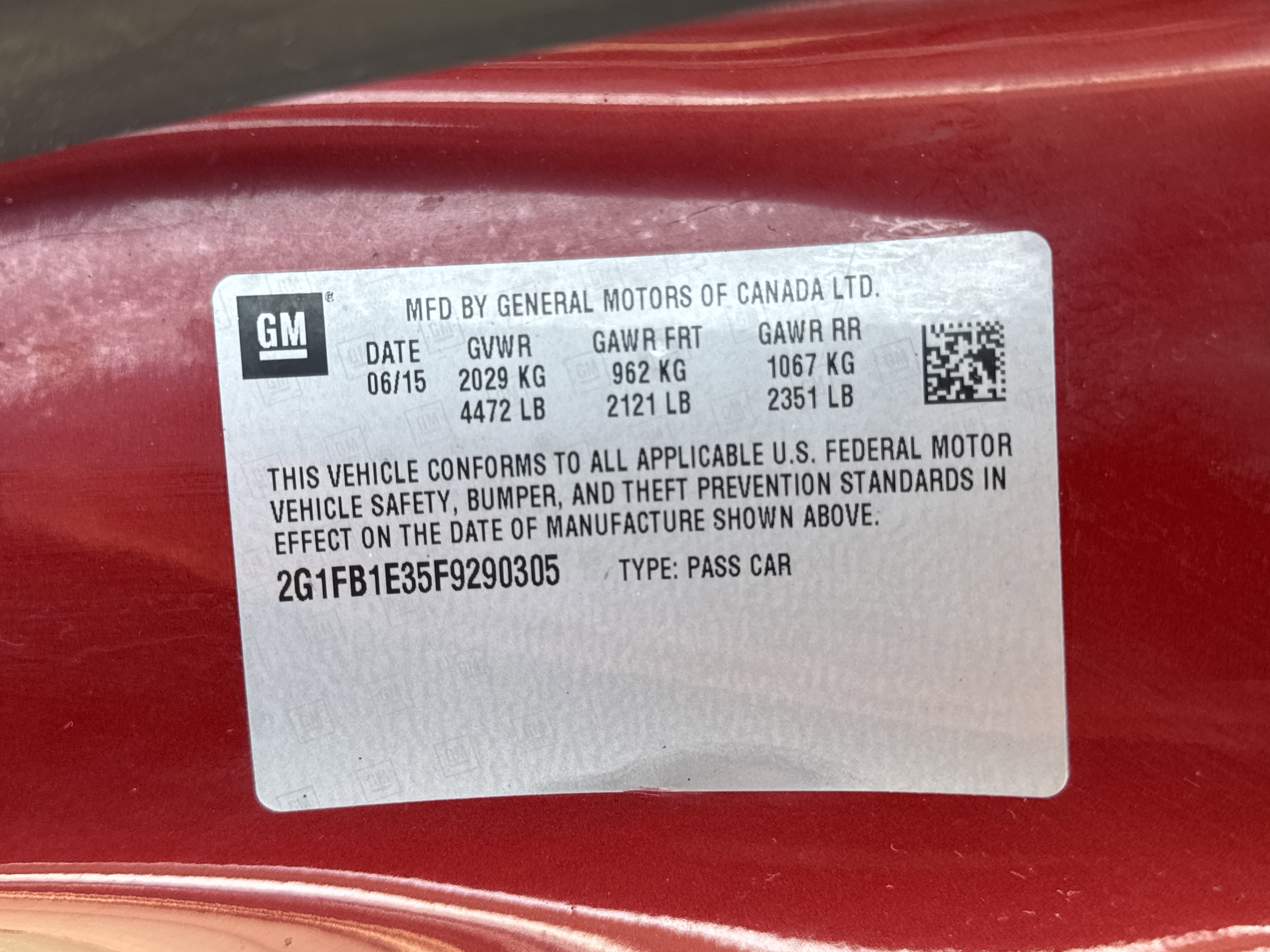 Used 2015 Chevrolet Camaro LS image 29