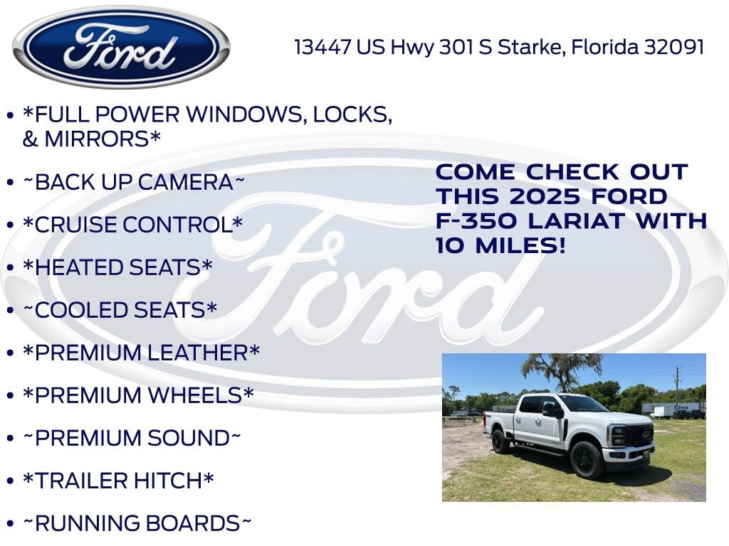 New 2025 Ford F350 Lariat w/ Lariat Ultimate Package image 10