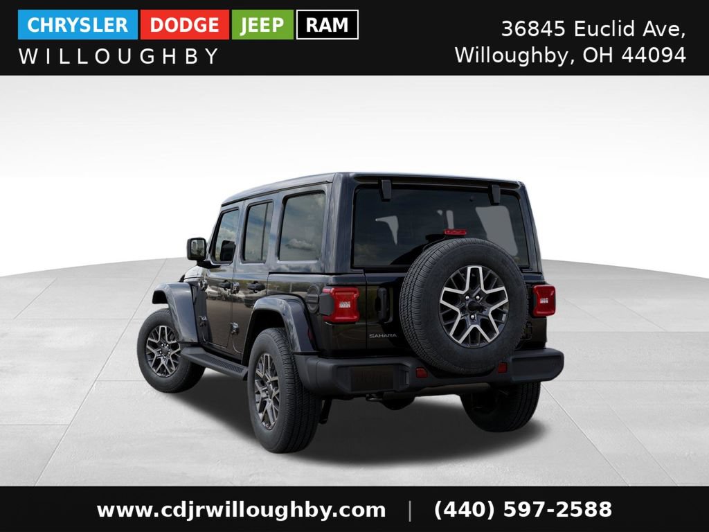 New 2025 Jeep Wrangler Unlimited Sahara w/ Safety Group AWD/4WD image 3