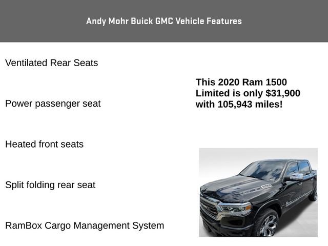 Used 2020 RAM 1500 Limited AWD/4WD image 15
