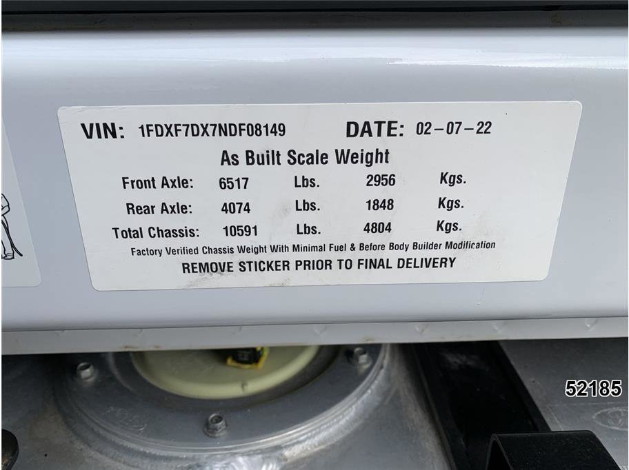 Used 2022 Ford F750 2WD Regular Cab Super Duty image 17