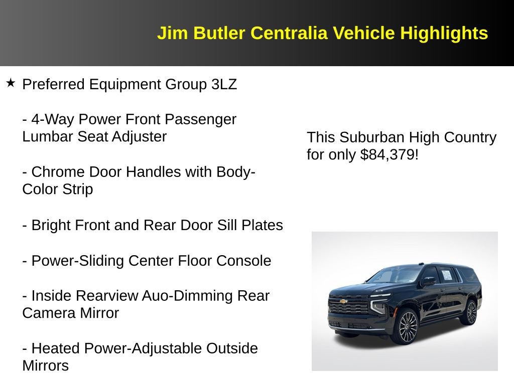 Used 2026 Chevrolet Suburban High Country AWD/4WD image 13