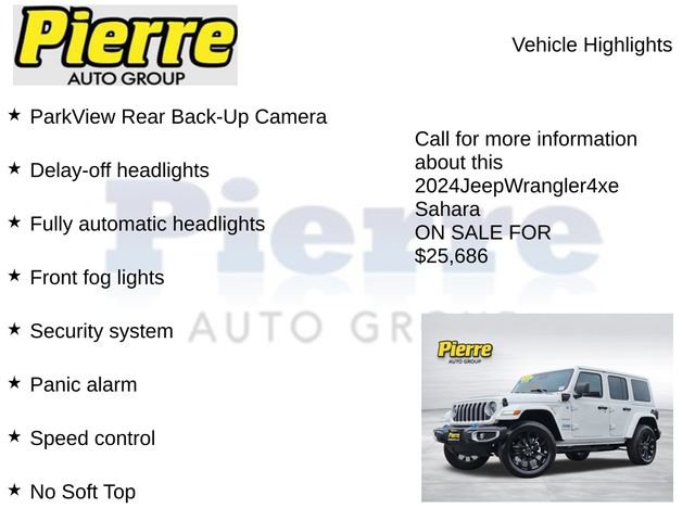 Used 2024 Jeep Wrangler Unlimited Sahara AWD/4WD image 22