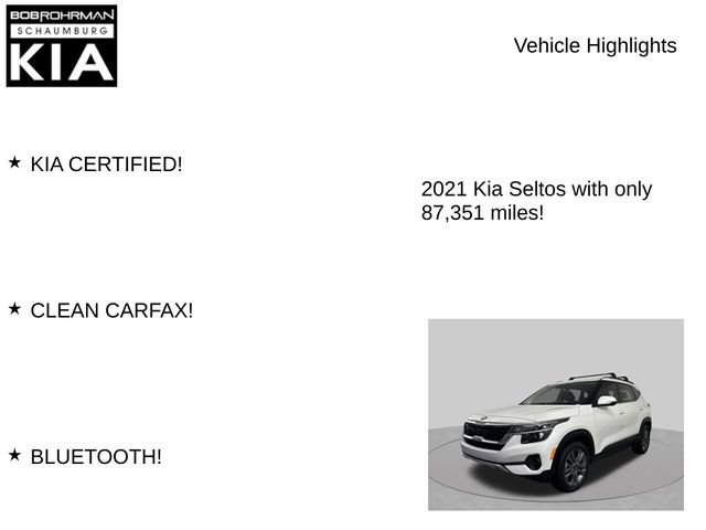 Used 2021 Kia Seltos S FWD image 7