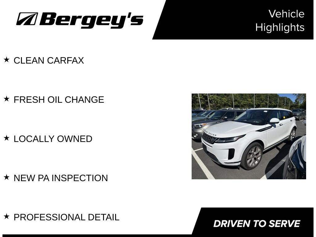 Used 2020 Land Rover Range Rover Evoque SE AWD/4WD image 4