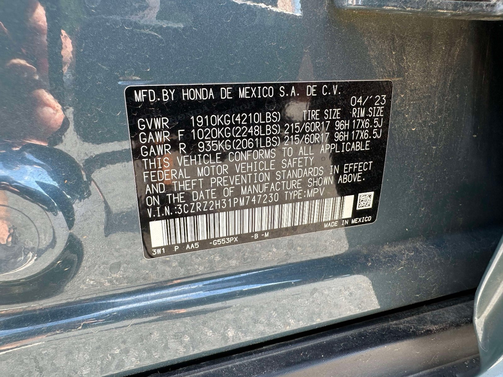 Used 2023 Honda HR-V LX image 32