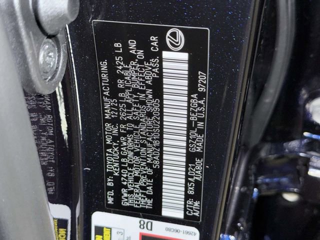 New 2025 Lexus ES 350 w/ Premium Package image 20