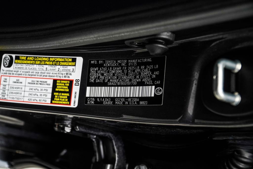 Used 2025 Lexus ES 350 w/ Premium Package FWD image 38