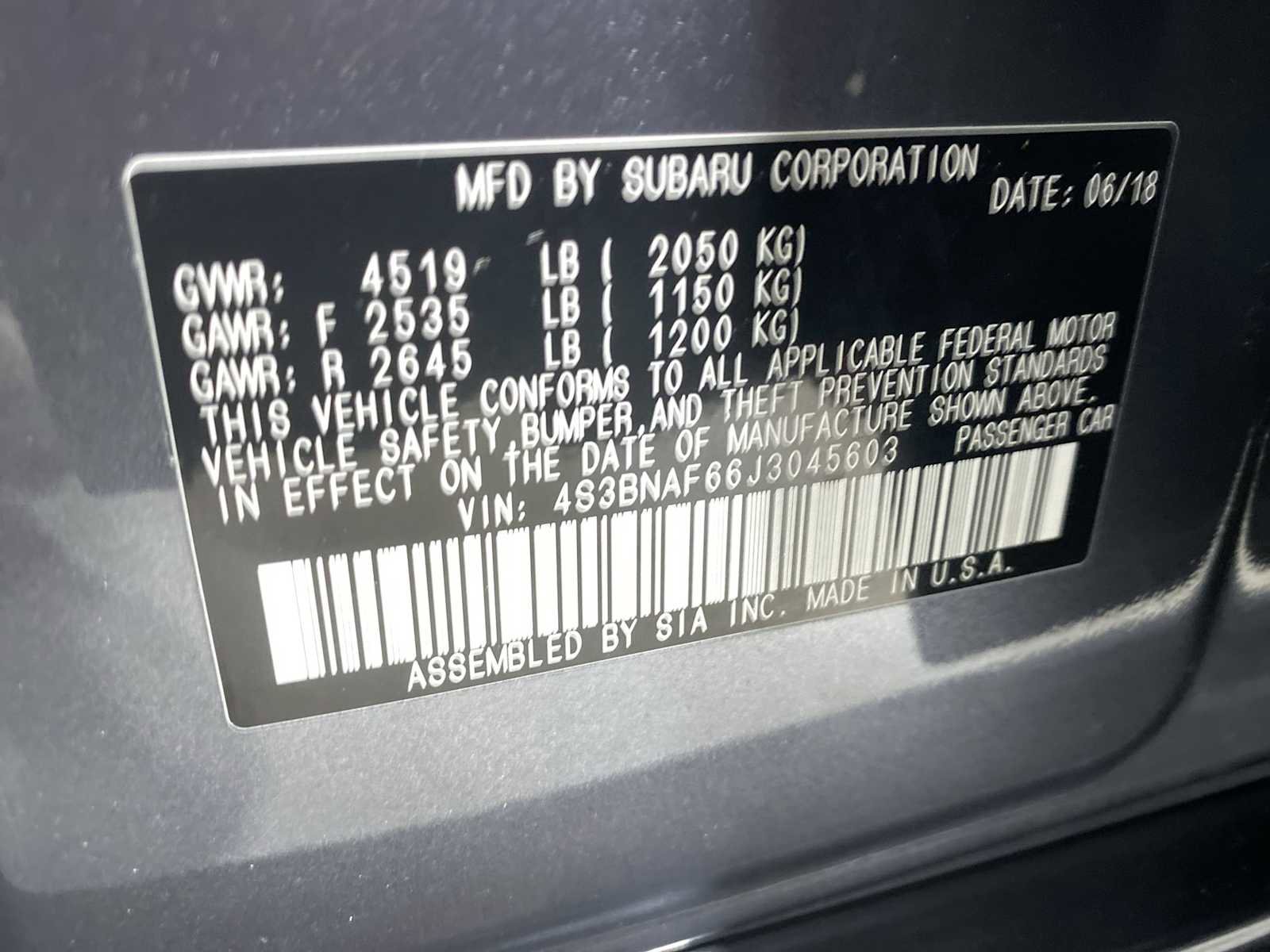 Used 2018 Subaru Legacy 2.5i Premium w/ Eyesight & BSD & Rcta & HBA AWD/4WD image 21