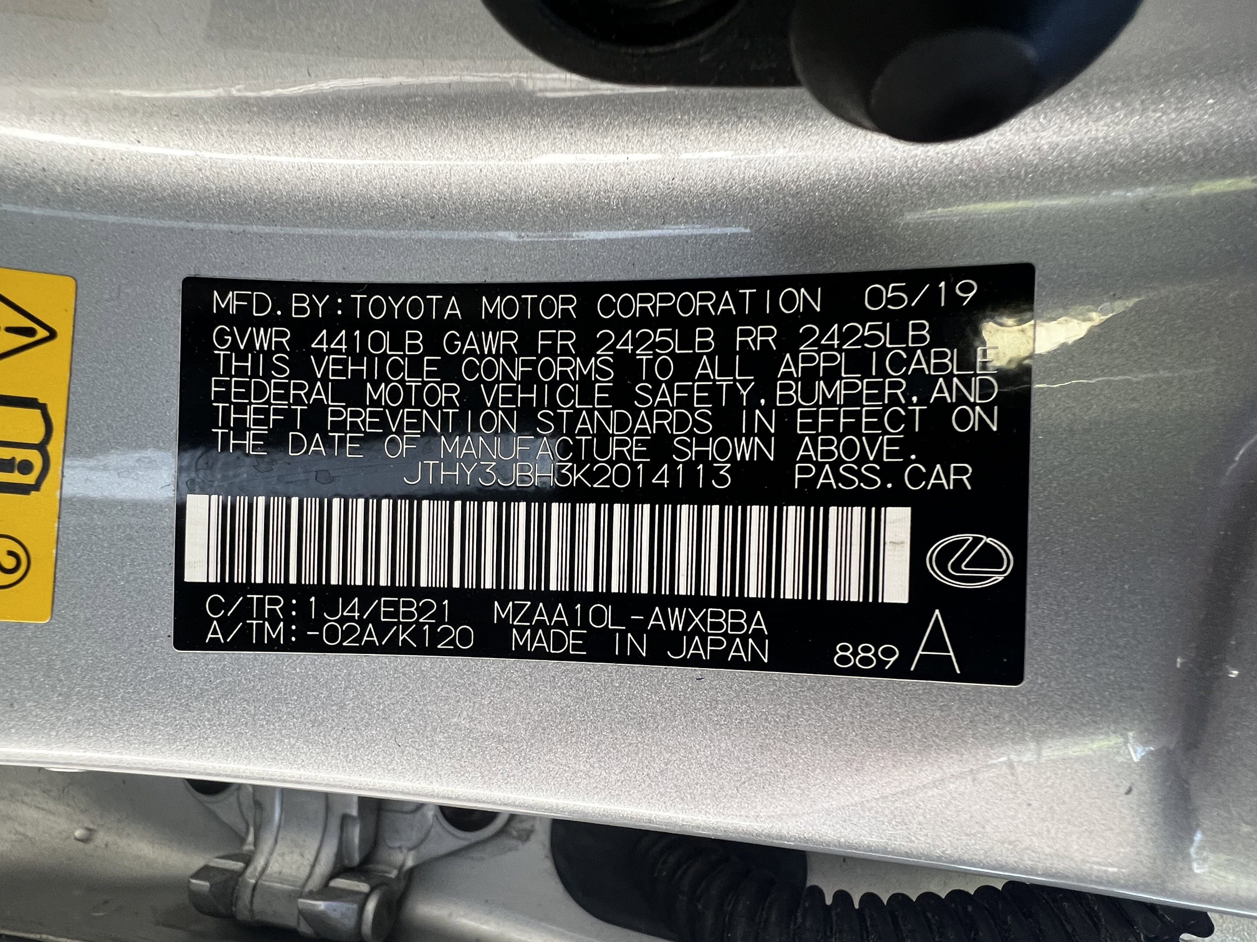 Used 2019 Lexus UX 200 F Sport w/ F Sport Premium Package image 50