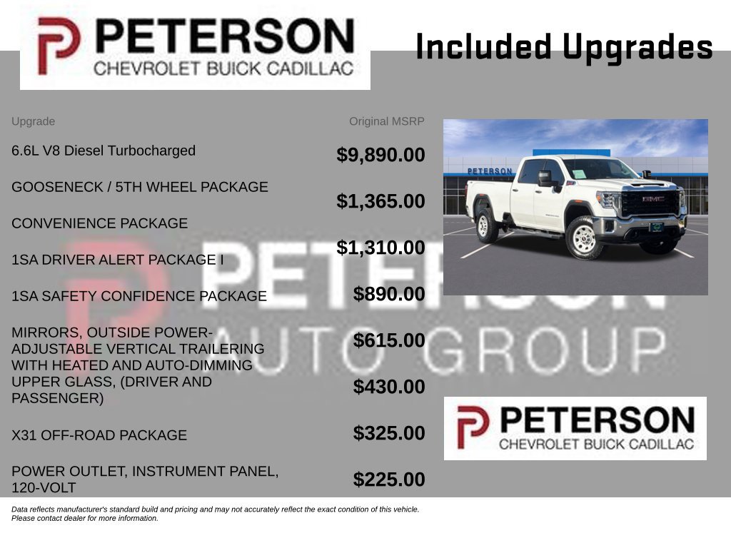 Certified 2023 GMC Sierra 3500 Pro w/ Gooseneck/5TH Wheel Package AWD/4WD image 11