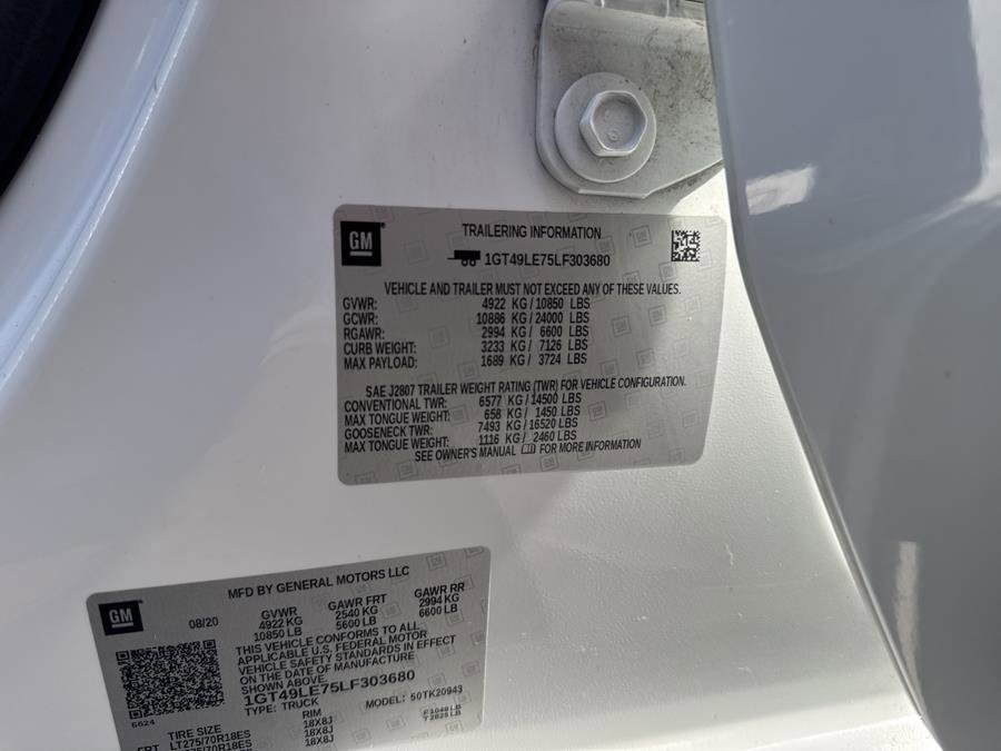 Used 2020 GMC Sierra 2500 4x4 Crew Cab w/ Convenience Package image 51