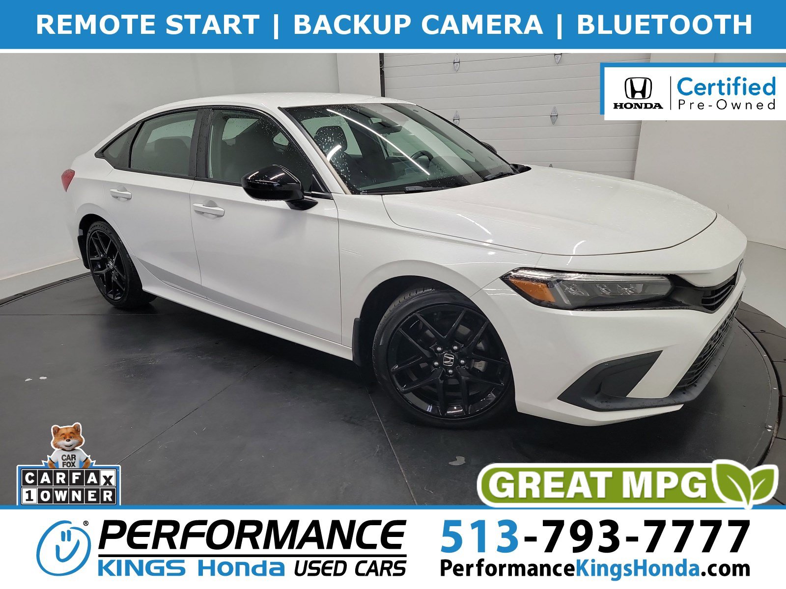 Certified 2023 Honda Civic Sport