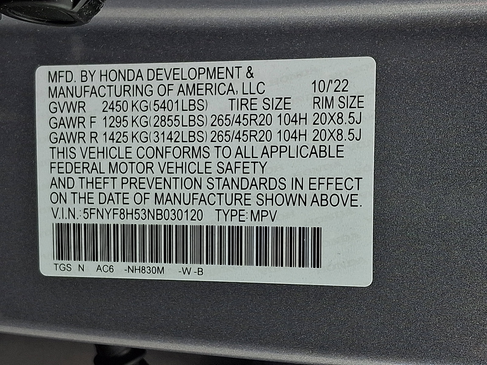 Certified 2022 Honda Passport EX-L image 4