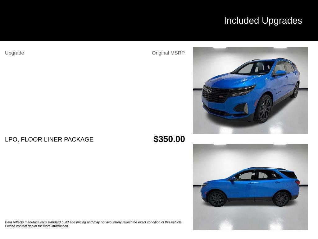 Used 2024 Chevrolet Equinox RS w/ LPO, Floor Liner Package FWD image 7