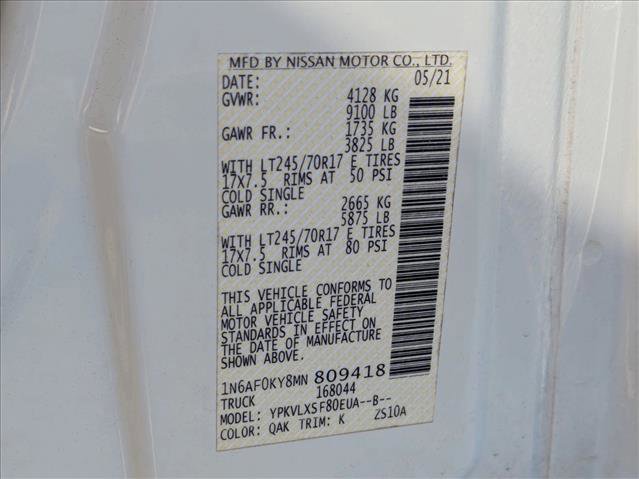 Used 2021 Nissan NV 2500 SV image 23