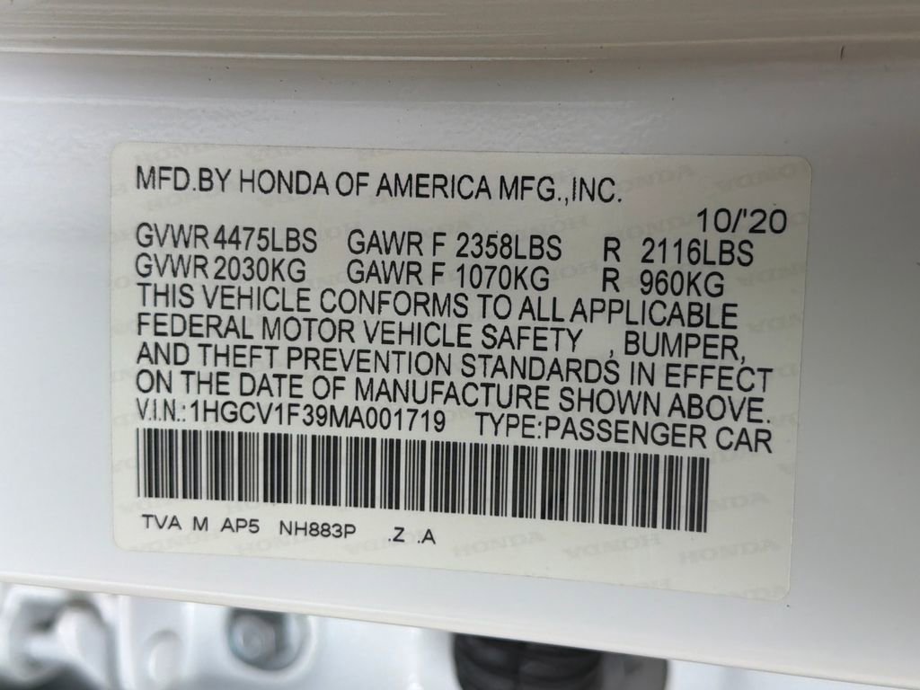 Used 2021 Honda Accord Sport image 34