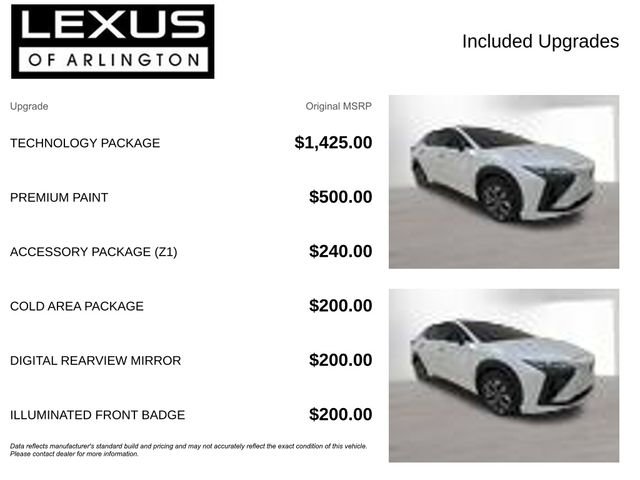 Used 2023 Lexus RZ 450e Premium w/ Technology Package AWD/4WD image 4